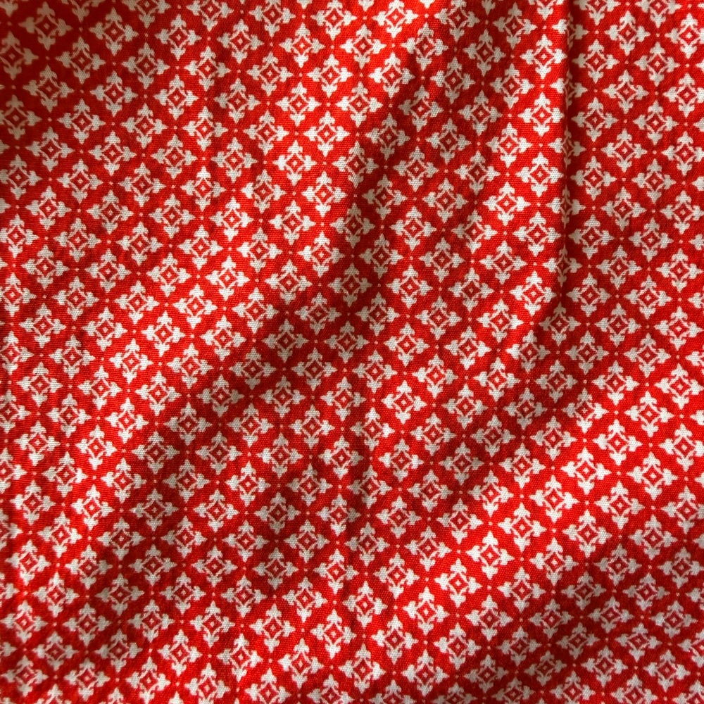 Ariat Red Geometric Men's Button Down Shirt - Picture 3 of 3